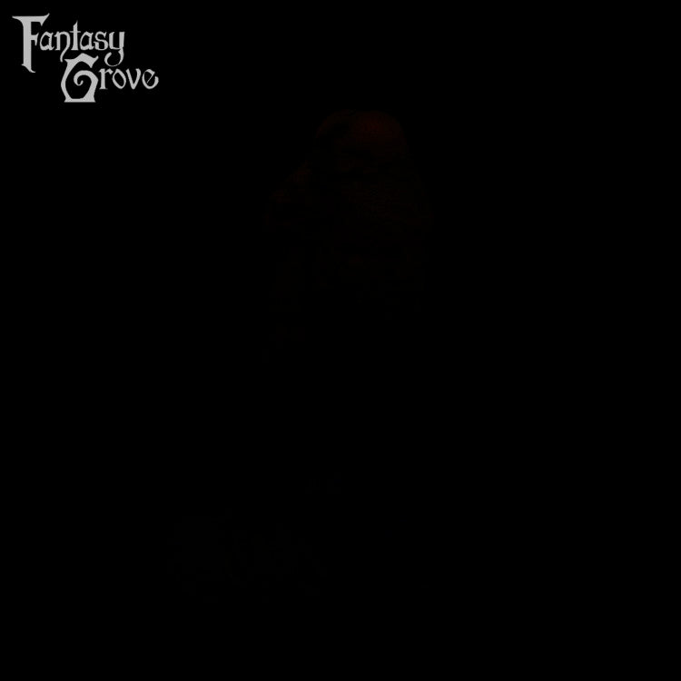 A fantasy sex toy on a black background with the Fantasy Grove logo in the upper left corner 