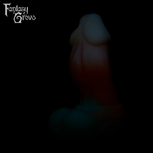 A fantasy sex toys on a black background with Fantasy Grove branding