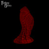 A Fantasy Grove sex toy on a black background with a logo in the upper left corner