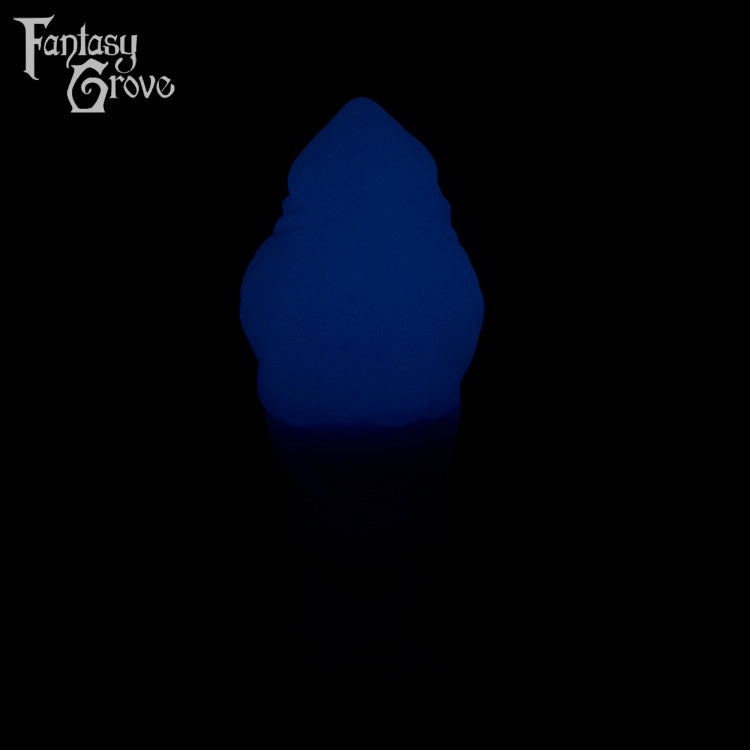 A Fantasy Grove sex toy on a black background with a logo in the upper left corner