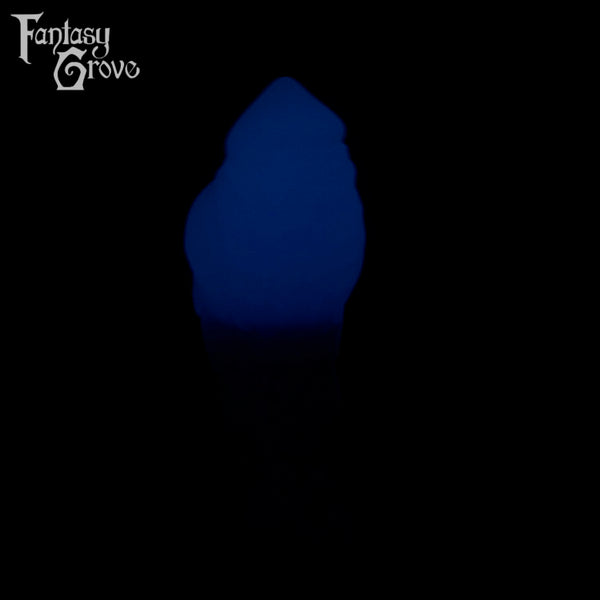A Fantasy Grove sex toy on a black background with a logo in the upper left corner