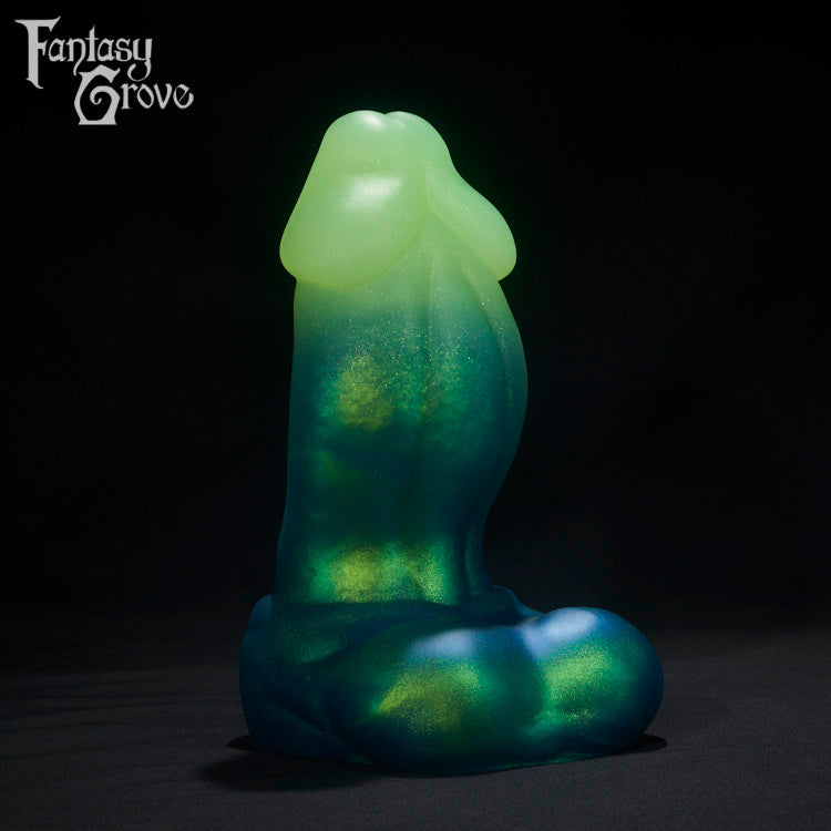 A fantasy sex toys on a black background with Fantasy Grove branding
