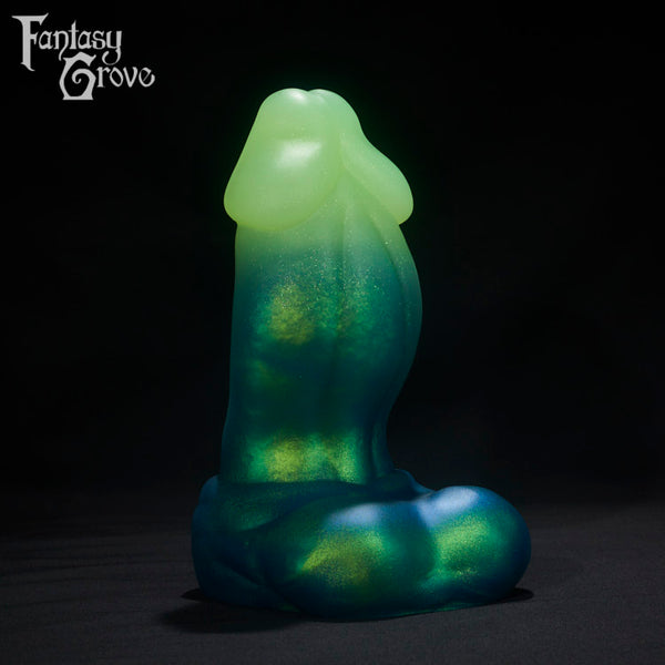 A fantasy sex toys on a black background with Fantasy Grove branding