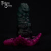 A fantasy sex toy on a black background with the Fantasy Grove logo in the upper left corner