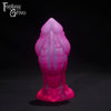 A Fantasy Grove sex toy on a black background with a logo in the upper left corner