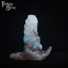 A fantasy sex toy on a black background with the Fantasy Grove logo in the upper left corner
