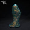 A Fantasy Grove sex toy on a black background with a logo in the upper left corner