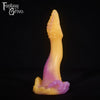 A fantasy sex toy on a black background with the Fantasy Grove logo in the upper left corner