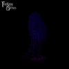 A Fantasy Grove sex toy on a black background with a logo in the upper left corner