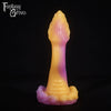 A fantasy sex toy on a black background with the Fantasy Grove logo in the upper left corner