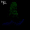 A fantasy sex toy on a black background with the Fantasy Grove logo in the upper left corner