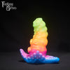 A fantasy sex toy on a black background with the Fantasy Grove logo in the upper left corner 