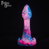 A fantasy sex toy on a black background with the Fantasy Grove logo in the upper left corner