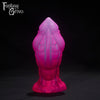A Fantasy Grove sex toy on a black background with a logo in the upper left corner