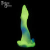 A fantasy sex toy on a black background with the Fantasy Grove logo in the upper left corner