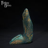 A Fantasy Grove sex toy on a black background with a logo in the upper left corner