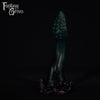A fantasy sex toy on a black background with the Fantasy Grove logo in the upper left corner