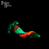 A fantasy sex toy on a black background with the Fantasy Grove logo in the upper left corner
