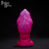 A Fantasy Grove sex toy on a black background with a logo in the upper left corner
