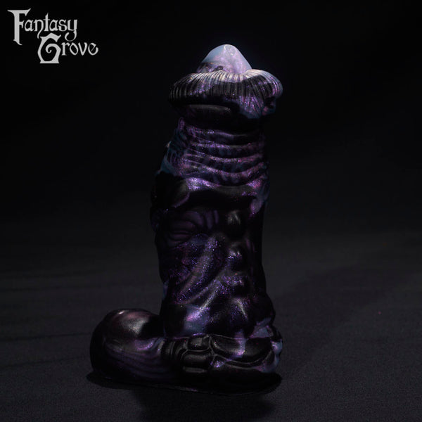 A fantasy sex toys on a black background with Fantasy Grove branding