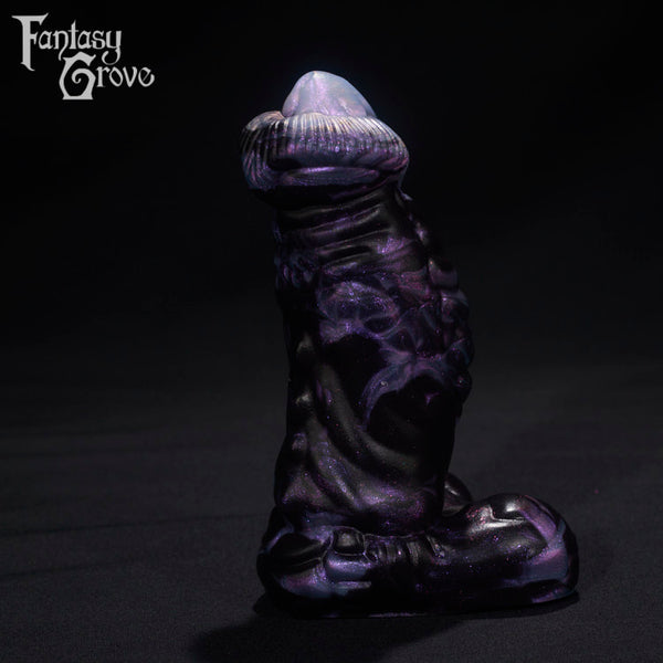 A fantasy sex toys on a black background with Fantasy Grove branding
