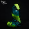 A fantasy sex toy on a black background with the Fantasy Grove logo in the upper left corner