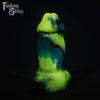 A fantasy sex toy on a black background with the Fantasy Grove logo in the upper left corner
