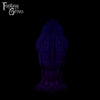 A Fantasy Grove sex toy on a black background with a logo in the upper left corner