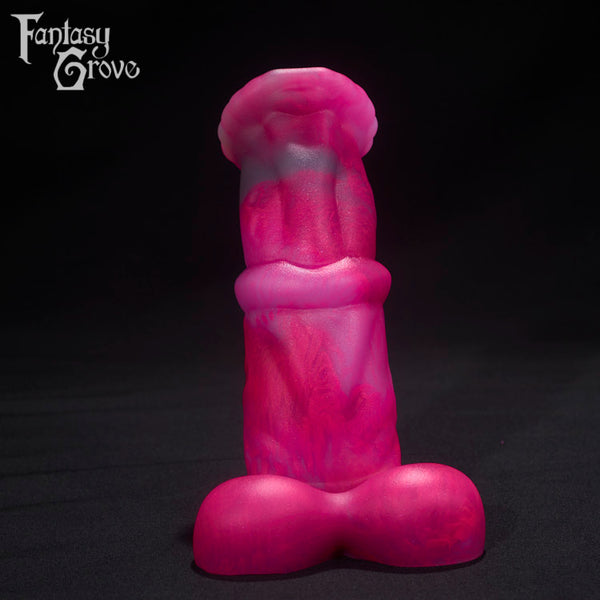 A fantasy sex toys on a black background with Fantasy Grove branding