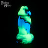 A fantasy sex toy on a black background with the Fantasy Grove logo in the upper left corner