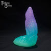 A Fantasy Grove sex toy on a black background with a logo in the upper left corner