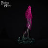 A fantasy sex toy on a black background with the Fantasy Grove logo in the upper left corner
