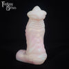 A fantasy sex toy on a black background with the Fantasy Grove logo in the upper left corner