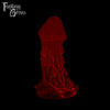 A Fantasy Grove sex toy on a black background with a logo in the upper left corner