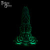 A fantasy sex toy on a black background with the Fantasy Grove logo in the upper left corner