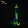 A fantasy sex toy on a black background with the Fantasy Grove logo in the upper left corner