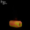 A Fantasy Grove sex toy on a black background with a logo in the upper left corner
