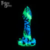 A fantasy sex toy on a black background with the Fantasy Grove logo in the upper left corner