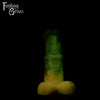 A fantasy sex toy on a black background with the Fantasy Grove logo in the upper left corner 
