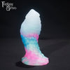 A fantasy sex toy on a black background with the Fantasy Grove logo in the upper left corner 