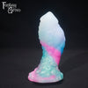 A fantasy sex toy on a black background with the Fantasy Grove logo in the upper left corner 