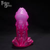 A Fantasy Grove sex toy on a black background with a logo in the upper left corner