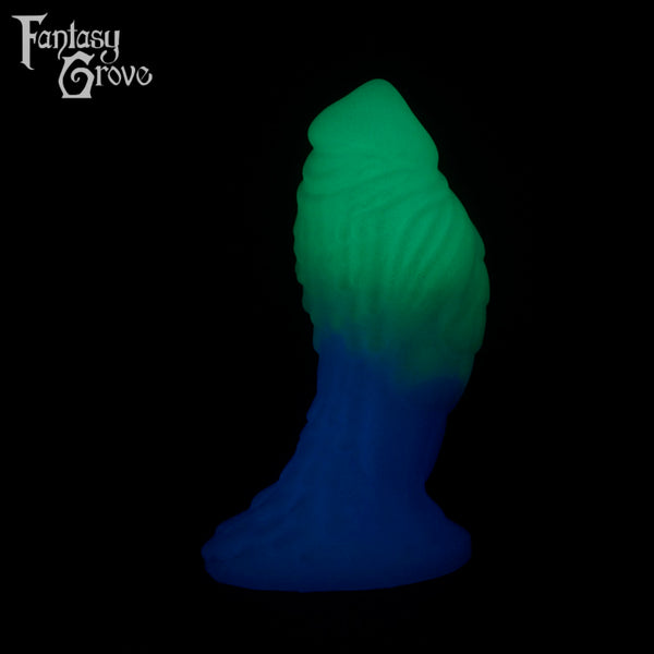 A fantasy sex toys on a black background with Fantasy Grove branding
