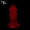 A Fantasy Grove sex toy on a black background with a logo in the upper left corner