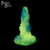 A fantasy sex toy on a black background with the Fantasy Grove logo in the upper left corner