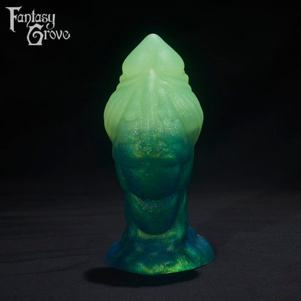 A fantasy sex toys on a black background with Fantasy Grove branding