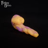 A fantasy sex toy on a black background with the Fantasy Grove logo in the upper left corner