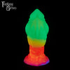A fantasy sex toy on a black background with the Fantasy Grove logo in the upper left corner 