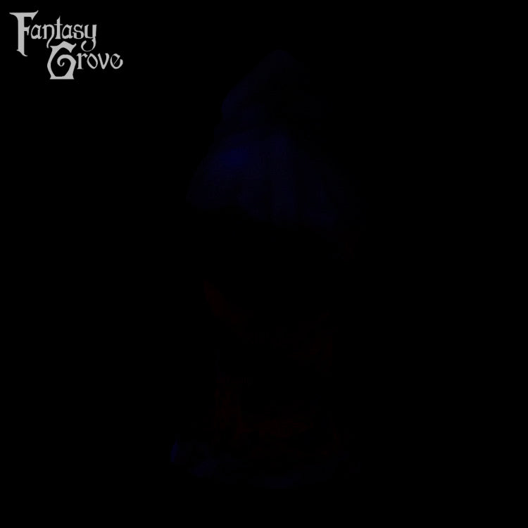 A fantasy sex toy on a black background with the Fantasy Grove logo in the upper left corner