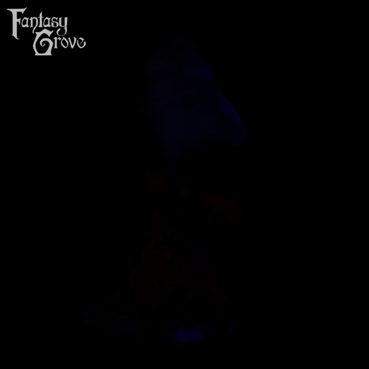 A fantasy sex toy on a black background with the Fantasy Grove logo in the upper left corner